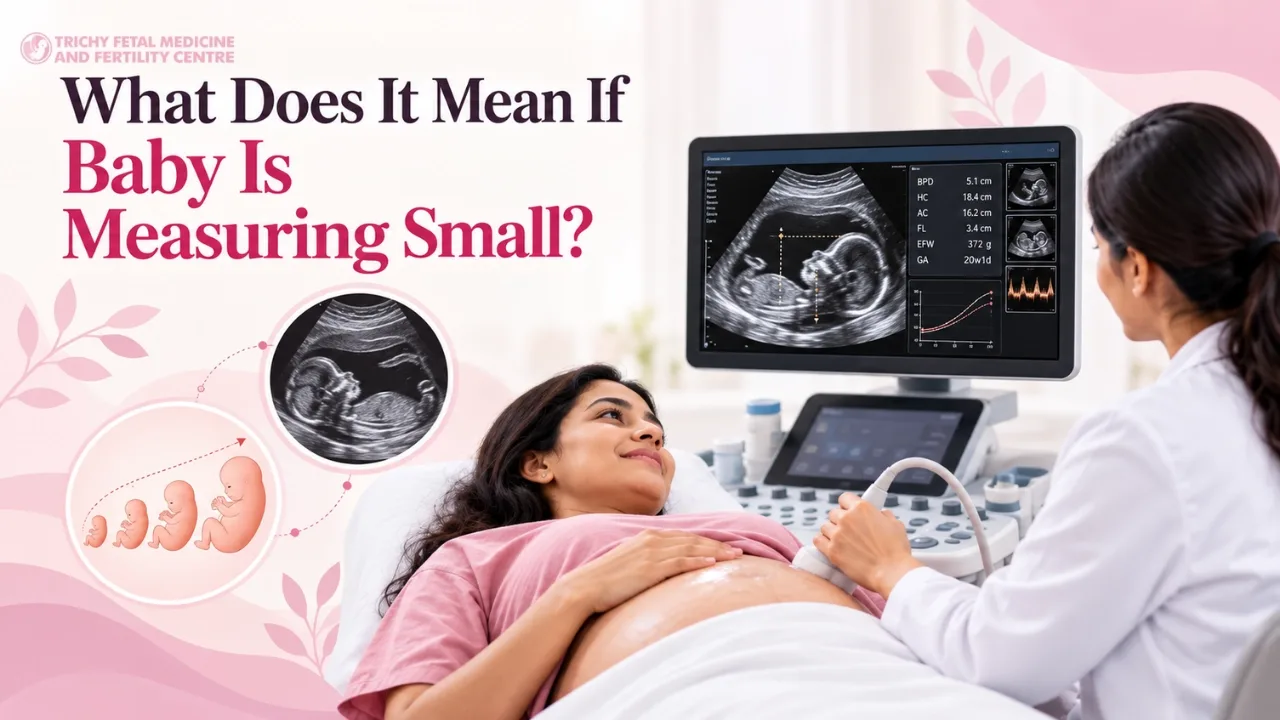 Doctor explaining a scan report to a pregnant woman